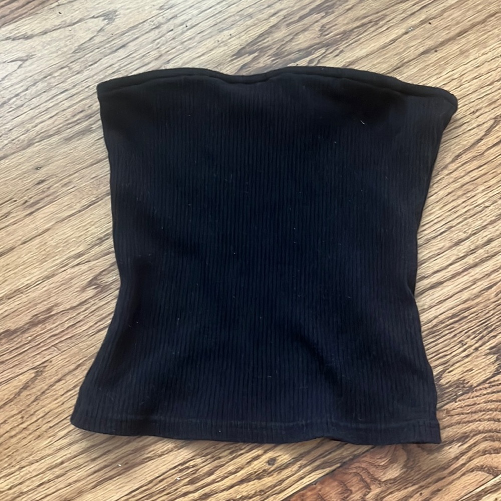 Ribbed tube top